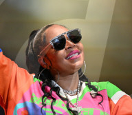 ASHANTI entertains the crowd at  the Chartway Arena at OLD DOMINION UNIVERSITY on 9  March 2024.