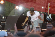 Jon Batiste performing at Global Citizen in Paris