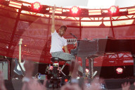 Jon Batiste performing at Global Citizen in Paris