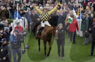 Cheltenham racing festival 2024 - day one. At Cheltenham Racecourse in Gloucestershire, UK.