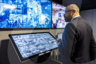 Home Secretary James Cleverly attends the 2024 Security and Policing Exhibition