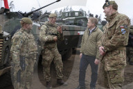 Defence Secretary Grant Shapps visits Poland