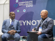 Frank Bruno at the Business Innovation Exp and Corporate Wellbeing Expo at Excel, London, UK. 