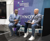 Frank Bruno at the Business Innovation Exp and Corporate Wellbeing Expo at Excel, London, UK. 