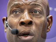 Frank Bruno at the Business Innovation Exp and Corporate Wellbeing Expo at Excel, London, UK. 