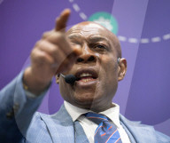 Frank Bruno at the Business Innovation Exp and Corporate Wellbeing Expo at Excel, London, UK. 