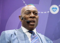 Frank Bruno at the Business Innovation Exp and Corporate Wellbeing Expo at Excel, London, UK. 