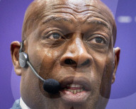 Frank Bruno at the Business Innovation Exp and Corporate Wellbeing Expo at Excel, London, UK. 