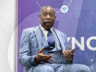 Frank Bruno at the Business Innovation Exp and Corporate Wellbeing Expo at Excel, London, UK. 