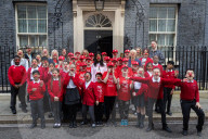 The Prime Minister's wife, Akshata Murty holds a Red Nose Day 'Lessons at 10'
