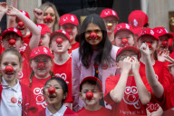 The Prime Minister's wife, Akshata Murty holds a Red Nose Day 'Lessons at 10'