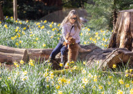 Sunnier spring weather with rain for London, UK.