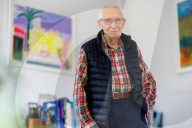 David Hampton on painting and memorising poetry at 97: 'Anyone creative is more likely to live longer'
