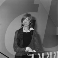 La chanteuse francaise Francoise Hardy
en visite au Quebec.