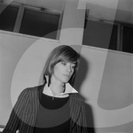 La chanteuse francaise Francoise Hardy
en visite au Quebec.