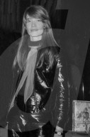La chanteuse francaise Francoise Hardy
en visite au Quebec.