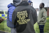 'We want justice': parents protest after Carlisle schoolboy racially abused