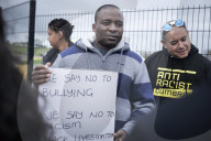 'We want justice': parents protest after Carlisle schoolboy racially abused