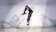 Tech firms says back flipping robot is a world first