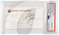 Steve Jobs signature  world record broken twice at same auction
