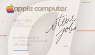 Steve Jobs signature  world record broken twice at same auction