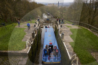 UK's steepest lock flight marks 250th birthday amid canal funding fears