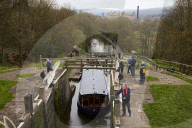 UK's steepest lock flight marks 250th birthday amid canal funding fears