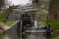 UK's steepest lock flight marks 250th birthday amid canal funding fears