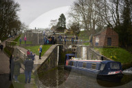 UK's steepest lock flight marks 250th birthday amid canal funding fears