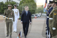 Foreign Secretary David Cameron and Defence Secretary Grant Shapps visit Australia