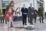 Foreign Secretary David Cameron and Defence Secretary Grant Shapps visit Australia