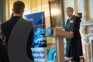 Transport Secretary Mark Harper hosts an autonomous vehicles reception