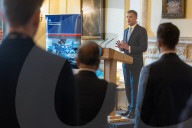 Transport Secretary Mark Harper hosts an autonomous vehicles reception