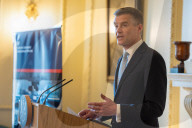 Transport Secretary Mark Harper hosts an autonomous vehicles reception