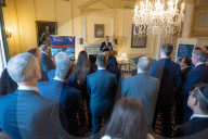Transport Secretary Mark Harper hosts an autonomous vehicles reception