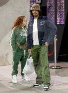 Rapper T.I. and his wife Tiny Harris are pictured for the first time since they were sued for alleged sexual assault