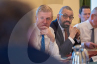The Prime Minister Rishi Sunak hosts weekly cabinet