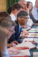 The Prime Minister Rishi Sunak hosts weekly cabinet