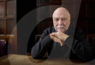 Andrey Kurkov at The Oxford Literary Festival 2024, Oxford, UK.