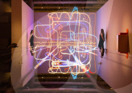 Enzo Mari - Retrospective spanning Enzo Mari’s 60-year career.exhibition at the Design Museum, London, UK.