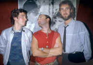 v.l. Tony Banks, Phil Collins, Mike Rutherford (Genesis)