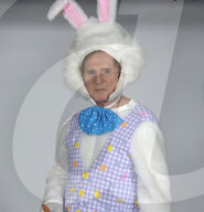 Liam Neeson makes a menacing Easter Bunny.