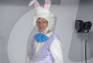 Liam Neeson makes a menacing Easter Bunny.