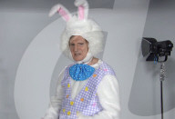 Liam Neeson makes a menacing Easter Bunny.