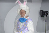 Liam Neeson makes a menacing Easter Bunny.