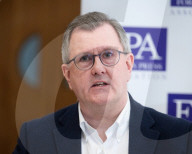 Democratic Unionist Party (DUP) leadership briefing at the Foreign Press Association, Royal Overseas League, Park Place, St James's Street, London, UK.