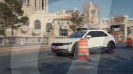 Autonomous taxi takes and passes  a human driving licence test