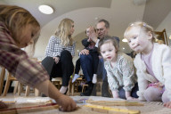 Chief Secretary to the Treasury Laura Trott visits Claverdon Village Nursery