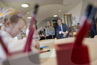 Chief Secretary to the Treasury Laura Trott visits Claverdon Village Nursery