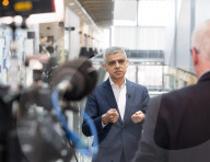 Sadiq Khan, Mayor of London election campaign event in London, UK.